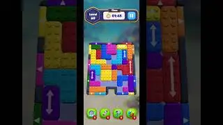 Block Away Planet Slide Puzzle Level 69