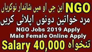 NGO Jobs 2019 l Latest NGO Jobs pakistan 2019 l New NGO Jobs Pakistan Male Females