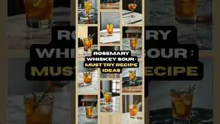 Rosemary Whiskey Sour Fall Drink