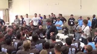 Tufts Football 24, Hamilton 17 Post-Game / Locker Room Celebration