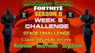 Fortnite Season 8  Week 5 Stage Challenge Gain shields from
