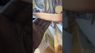 Repairing a knife with a giant chip