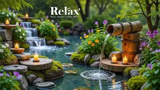 Relaxing Piano with Flowing Water Sounds 🍃 Deep Healing to Release Stress, Worry & Emotional Fatigu