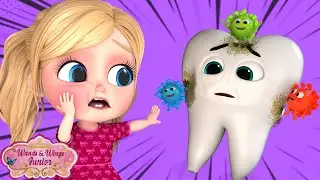 Princess Teeth Care Song 🦷✨ | Brush Your Teeth | Princess Nursery Rhymes - Wands & Wings Jr.