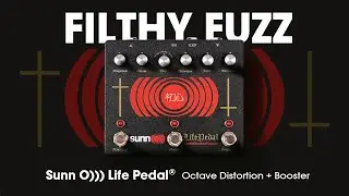 BRING THE FILTH: EarthQuaker Devices Sunn Life Pedal V3 Octave Distortion  Demo @EarthQuakerDevices