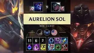 Aurelion Sol Carry vs Senna - NA Diamond Patch 25.17