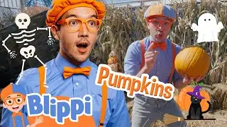 Blippi&rsquo;s Halloween Pumpkin Rollercoaster 🎃| Halloween Learning Fun | Moonbug Kids - Get Up And Go!
