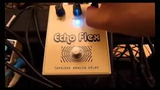Dub Techno live Analog Delay test (Echo Flex - Akai MPC1000)