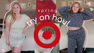 HUGE SPRING TARGET HAUL | trying on mid-size pieces! (size 12/14)