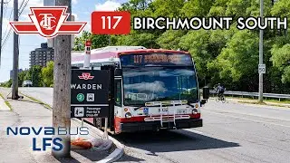 TTC Nova Bus LFS 8932 Diesel Bus Ride