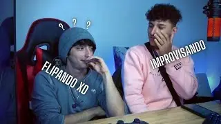 Mi amigo FEESTYLER me convence para IMPROVISAR EN DIRECTO (male sal) 🤐🤐🤐