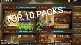 Muffin - top 10 BEST (and the worst) PACKS - Guns of Glory Vol. 2
