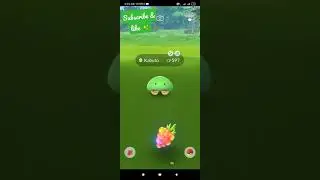 Encounter a shiny ✨ kabuto ✨ in Pokemon go  #shorts  #pokemon go  #shiny hunt .