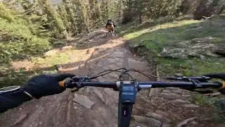 Year started with Ilias doing the double jump at Dasos Trail 👏🤘💪