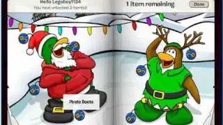 Club Penguin Unlock Items Online- Codes