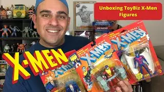 1990s X-Men Figures from ToyBiz Unboxing - Archangel, Professor X, Colossus