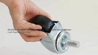 Threaded Stem Plastic Casters: threaded stem swivel casters easy to install