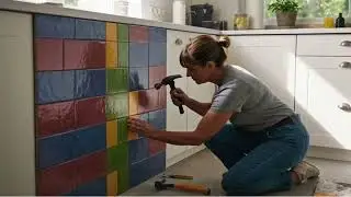 DIY How to Install a New Backsplash in Your Kitchen 🏠