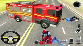 Firefighter Robot Transform Truck - Emergency Rescue Simulator - Android Gameplay