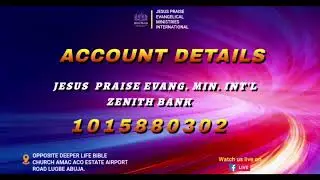 11TH JANUARY 2026 || PROPHETIC 1ST SERVICE ||