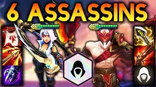 6 ASSASSIN 3 STAR QIYANA AND OLAF BACKLINE DESTROYERS!! | Teamfight Tactics PBE