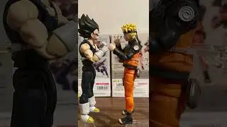 Naruto vs vegeta the beast awakens! #stopmotion #anime #stopanimation #dragonballsuper #naruto