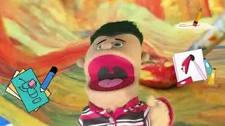 Art Song With Carlos The Puppet! #learning #funny #cool #song #puppets #childrenssong #kidslearning