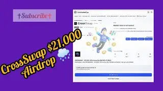 CrossSwap Cswap Token Airdrop - Airdrop Alert On Coinmarketcap Airdrop Crypto |Get Free Cswap Tokens