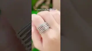 Ready stock Layers Ring bestseller!😍#berlalafashion #ring #accessories #aestheticrings #cincin