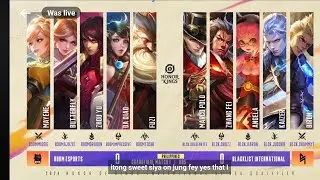 BLACKLIST VS BOOM GRANDFINALGAME1   2024 HONOR OF KINGS INVITATIONAL S2 QUALIFIERS#honorofkings#hok