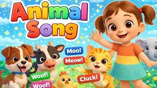 Animal Sounds Song 🐶🐱🐮 | Learn Animals with Elif Asya | Kids Song