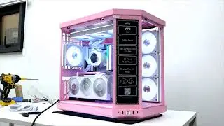 실시간방송 [[PC견적]]10퍼센트 할인 견적 / HYTE Y70 PINK 조립