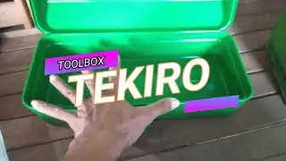 TEKIRO Toolbox Besi 1 Satu Susun T-325 Kotak Alat Perkakas Metal Case