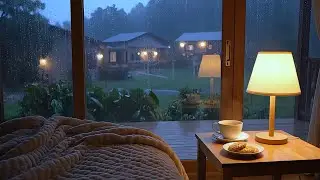 Cozy Gentle Rain on Window &ndash; Relaxing Sleep Sounds and Calm Background Noise