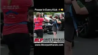 Power in Every Kick ⚡👊 #KravMaga #PowerKick #TrainHard