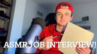 ASMR Job Interview Roleplay! (Soft Spoken, Typing Sounds)