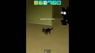 Roblox Kitten Game &mdash; Valentina The Kitten gets chased by a Shadow Glitch Cat