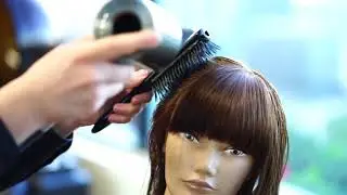 Flat-Wrap Blow-Dry