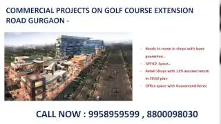 9958959599, commercial projects on golf course extension road, best commercial projects