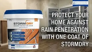 Stop Rain Penetration with Stormdry Masonry Protection Cream