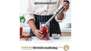 MasterChef Immersion Blender Review: Powerful 400W Performance for Smooth Soups & Sauces