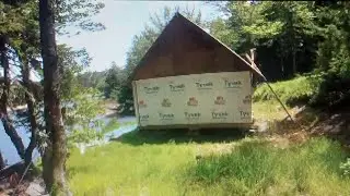 Bushwhacking Nova Scotia Backcountry Leads to Random Cabin Find