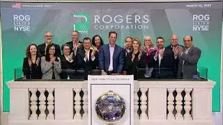 Rogers Corporation Rings the Closing Bell at NYSE - 2023