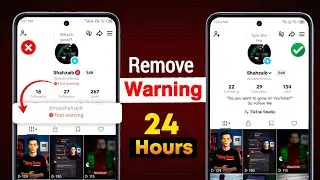 How To Remove Tiktok Account Warning | How to Remove First Warning on TikTok