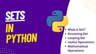 Set in Python | Must Know Concepts