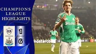 Qarabag FK - Newcastle United | 1-6 | Highlights | Champions League 2025-26 | qarabag newcastle