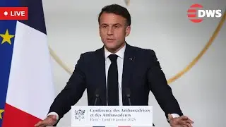 LIVE: Macron&rsquo;s 2026 Diplomatic Vision &ndash; Ambassadors&rsquo; Conference Speech 🇫🇷 | AC1E