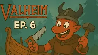 Trying to get resources to build my boat #valheim #jesus #christiangamer