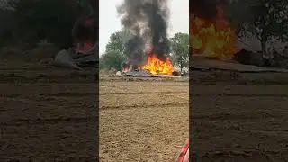 Airforce plane crash #agra #agranews #AIR FORCE