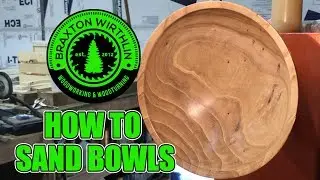 How To Sand Bowls